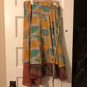 A wrap dress
